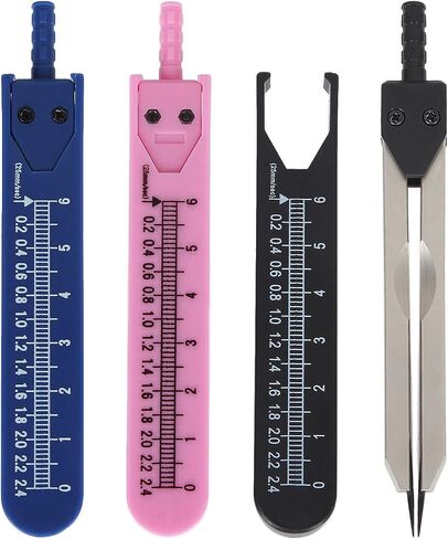 LANIAKEA ECG Caliper 3PCS EKG Calipers Electrocardiogram Divider for Nursing (Black Pink Blue) in Saudi Arabia