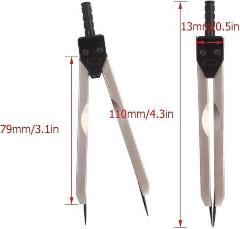 LANIAKEA ECG Caliper 3PCS EKG Calipers Electrocardiogram Divider for Nursing (Black Pink Blue) in Saudi Arabia