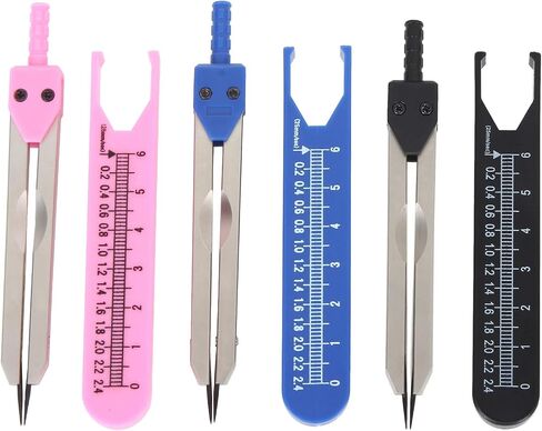 LANIAKEA ECG Caliper 3PCS EKG Calipers Electrocardiogram Divider for Nursing (Black Pink Blue) in Saudi Arabia