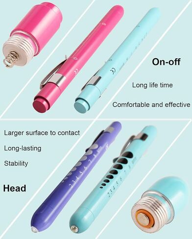 MEUUT 3 Pack Pen Lights for Nurses with 6 Batteries – Medical Penlights Nurse Accessories for Work, Perfect Nursing Student Essentials Medical Supplies for Nurses Doctors EMT Trauma in Saudi Arabia