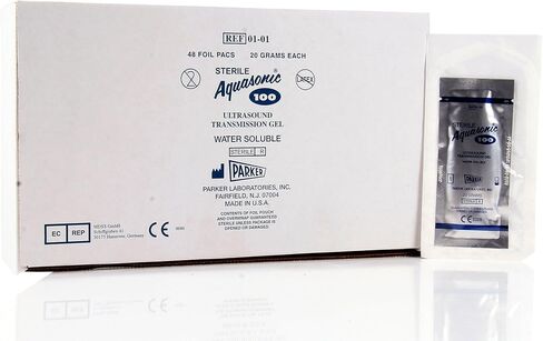 PT# -911409 Aquasonic 100 Gel 20gm Sterile Foil Pouch 48/Bx by, Parker Laboratories Inc in Saudi Arabia