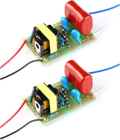 JESSINIE 2PCs Booster Module DC3.7V to 1800V Arc Pulse DC High Voltage Generator Module DC-DC Step Up Power Board in Kuwait