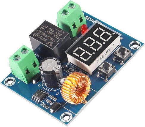 وحدة حماية الجهد الكهربي للتيار المستمر AEDIKO XH-M609 12-36 فولت عرض رقمي من الدائرة الكهربائية التفريغ الزائد حزمة من قطعتين in Kuwait