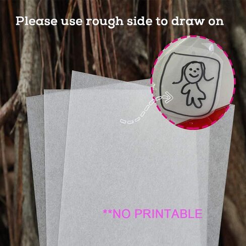 اوراق بلاستيكية تنكمش، 20 × 14.5 سم - 25 قطعة - اوراق بلاستيكية تنكمش ورق مرح تنكمش بالحرارة، ورق فيلم فني فارغ ينكمش لصناعة الحلي والمجوهرات والحرف اليدوية in Kuwait