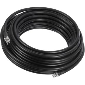 MECCANIXITY 50 Ohm BNC Male to BNC Male Coaxial Cable RG8 90cm/3ft 10mm Low Loss or Analyzer, Antenna, Oscilloscope, RF Radio, Spectrum in Saudi Arabia