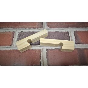 مكعبات زاوية خشبية عالية الجودة مقاس 4 انش، عبوة من 10 قطع in Kuwait