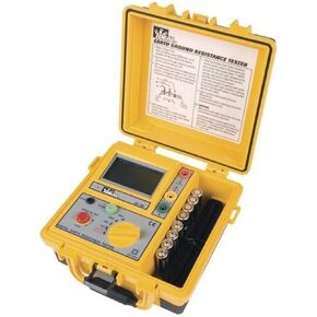 IDEAL INDUSTRIES INC. 61-796 Earth Ground Resistance Tester, 3-Pole, Carrying Case Included,Yellow,Green,Red in Kuwait