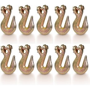 Towmavin 1/4 "Clevis Grab Hook (4 حزمة) دبوس Clevis تزوير سحب مقطورة شاحنة النقل هوك 3600 رطل حد تحميل العمل in Kuwait