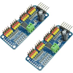 1pc PCA9685 16 CH 12Bit PWM Servo Motor Driver Board Controller IIC Interface for Arduino Raspberry Pi Zero/Zero W/Zero WH/2B/3B/3B+ and Robot (1pc)