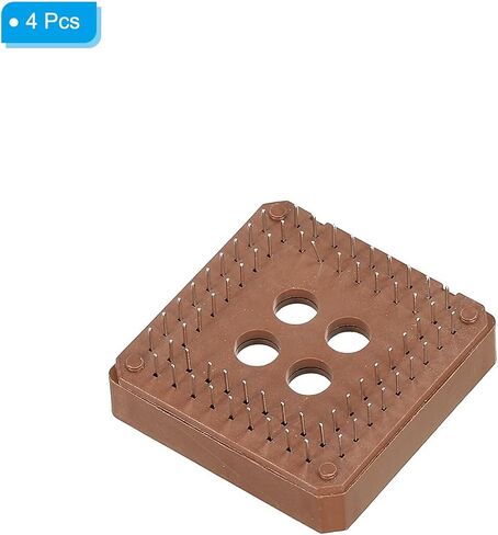 PATIKIL PLCC68P IC Socket 68Pin 2.54mm Pitch DIP Through Hole Mounting for PCB Board Pack of 2 in Kuwait