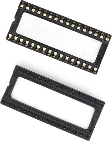 204 قطعة 11 أنواع DIP IC المقبس عدة 2.54 مللي متر 0.1 "الملعب 6 8 14 16 18 20 24 24 واسعة 28 28 واسعة 40 دبوس DIP IC المقبس اللحيم نوع محول مجموعة متنوعة in Kuwait