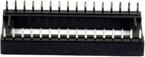 204 قطعة 11 أنواع DIP IC المقبس عدة 2.54 مللي متر 0.1 "الملعب 6 8 14 16 18 20 24 24 واسعة 28 28 واسعة 40 دبوس DIP IC المقبس اللحيم نوع محول مجموعة متنوعة in Kuwait