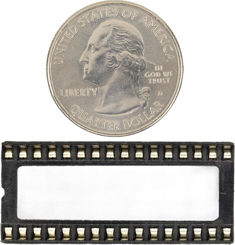 204 قطعة 11 أنواع DIP IC المقبس عدة 2.54 مللي متر 0.1 "الملعب 6 8 14 16 18 20 24 24 واسعة 28 28 واسعة 40 دبوس DIP IC المقبس اللحيم نوع محول مجموعة متنوعة in Kuwait