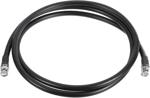 MECCANIXITY 50 Ohm BNC ذكر إلى BNC ذكر كابل محوري RG8 90 سم / 3 قدم 10 مم خسارة منخفضة أو محلل، هوائي، راسم الذبذبات، راديو RF، الطيف in Kuwait