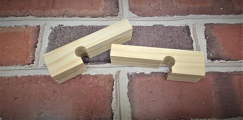 مكعبات زاوية خشبية عالية الجودة مقاس 4 انش، عبوة من 10 قطع in Kuwait