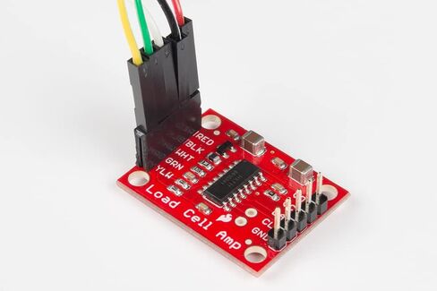 مضخم خلية الحمل SparkFun - لوحة الاختراق الصغيرة HX711، قراءة خلايا الحمل لقياس الوزن، تكوين جسر ويتستون بأربعة أسلاك، الاتصال بأجهزة الاستشعار، بناء مقياس، التحكم في العمليات، اكتشاف التواجد in Kuwait