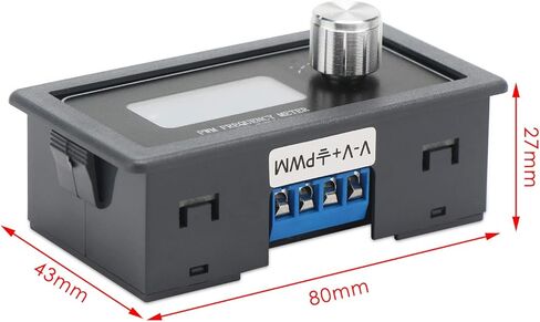 Frequency Generator, DROK DC 3.3V-30V 5-30mA 1Hz-150kHz Adjustable Output PWM Pulse Duty Cycle Square Wave Function Signal Generator Module in Kuwait