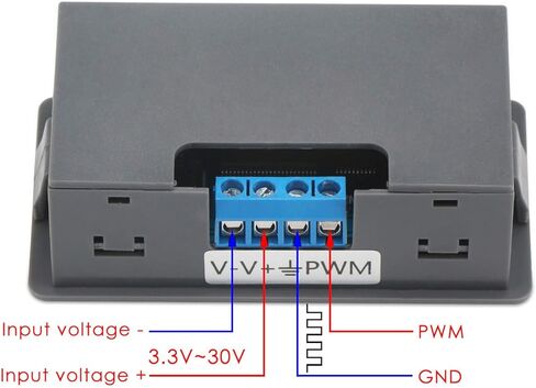مولد إشارة، مولد وظيفة DROK DC 3.3-30 فولت، شاشة LCD 5-30 مللي أمبير، PWM، دورة عمل تردد النبض، مولد إشارة موجة مربعة مستطيلة in Kuwait
