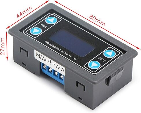 مولد إشارة، مولد وظيفة DROK DC 3.3-30 فولت، شاشة LCD 5-30 مللي أمبير، PWM، دورة عمل تردد النبض، مولد إشارة موجة مربعة مستطيلة in Kuwait