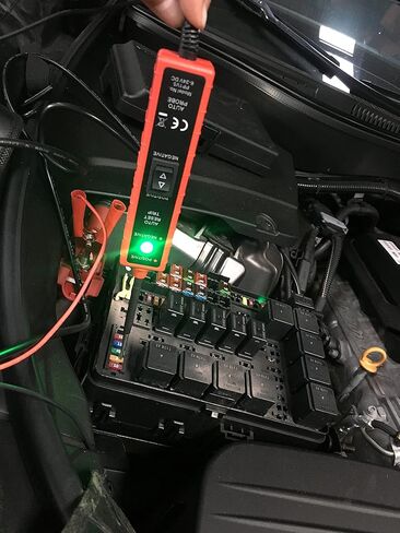 جهاز اختبار الدائرة الكهربائية AUTOAND 6V-24V DC مجموعة مسبار دائرة طاقة السيارة لاختبار القطبية وتنشيط المكونات، جهاز اختبار كهربائي مع حماية من الحمل الزائد، ضوء اختبار LED، مكتشف قاطع الدائرة مع سلسلة 4M in Kuwait