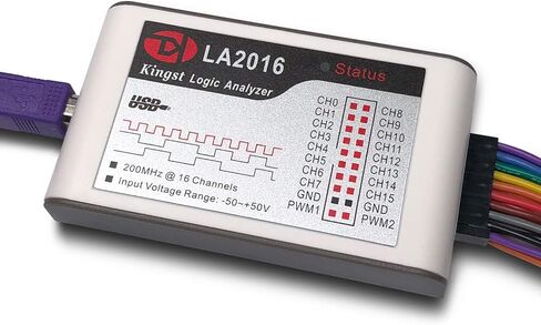 LA5032 USB Logic Analyzer 32 Channels 500M Max Sample Rate 10G Samples MCU/ARM/FPGA Debug Tool English Software，Support Windows(32bit/64bit),MAC OS,Linux,MIPI Analyzer in Saudi Arabia