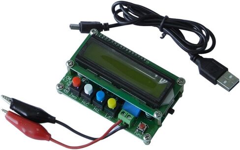 عالية الدقة الحث متر الحث السعة L/C متر الرقمية مكثف متر LCD السعة متر فاحص واجهة USB صغيرة مع كابل بيانات USB in Kuwait