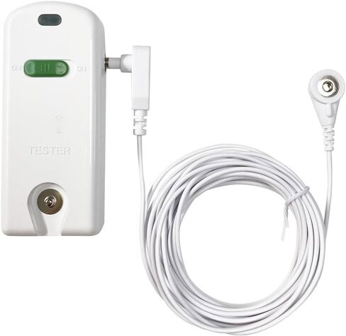 WAUZOBLE Grounding Tester Kit Grounding Therapy with 15ft Grounding Cord,Test Electric Earth Connector Products Widely Application Grounded Products, Mats, Sheets, Pads, Blankets, Pillow Cases in Kuwait