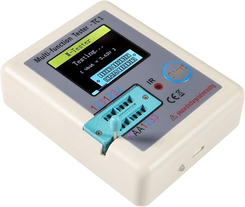 MELIFE Transistor Meter LCR-TC1 Multi-Function Tester 1.8" Full Color Display Transistor Meter Capacitor Resistor Transistor LCR ESR NPN PNP MOSFET. in Saudi Arabia