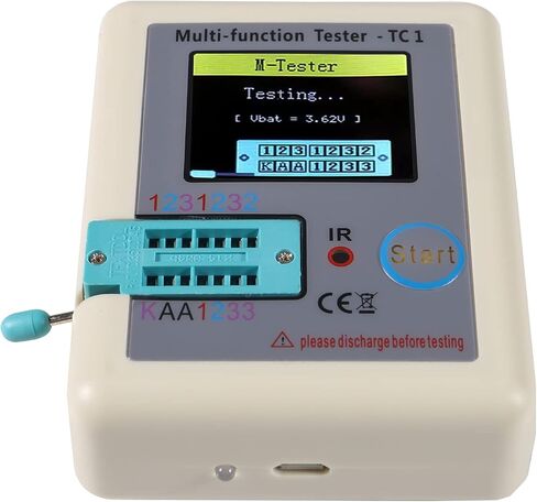 MELIFE Transistor Meter LCR-TC1 Multi-Function Tester 1.8" Full Color Display Transistor Meter Capacitor Resistor Transistor LCR ESR NPN PNP MOSFET. in Saudi Arabia
