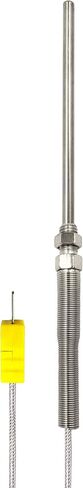 مجسات مستشعر PerfectPrime TL1004 K-Type مسبار رأس معدني لمستشعر مزدوج حراري ومسبار K-Type في نطاق درجة الحرارة من 0 إلى 500 درجة مئوية in Kuwait