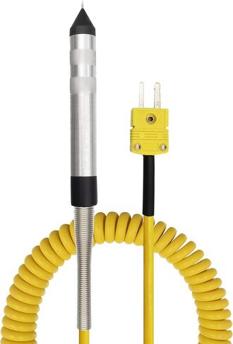 مجسات مستشعر PerfectPrime TL1004 K-Type مسبار رأس معدني لمستشعر مزدوج حراري ومسبار K-Type في نطاق درجة الحرارة من 0 إلى 500 درجة مئوية in Kuwait