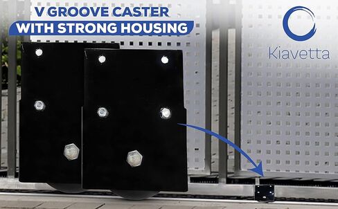 عجل Kiavetta V الأخدود ذو المبيت القوي | عجلة البوابة المتداول | عجلة بوابة الأخدود V | عجلة الباب in Kuwait