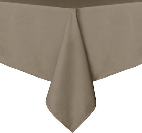 sancua White Tablecloths for 8 Foot Rectangle Tables, 6 Pack - Washable Polyester Fabric Table Cover for Wedding Wedding, Birthday Party, Banquet Reception, 60x120 Inch in Saudi Arabia
