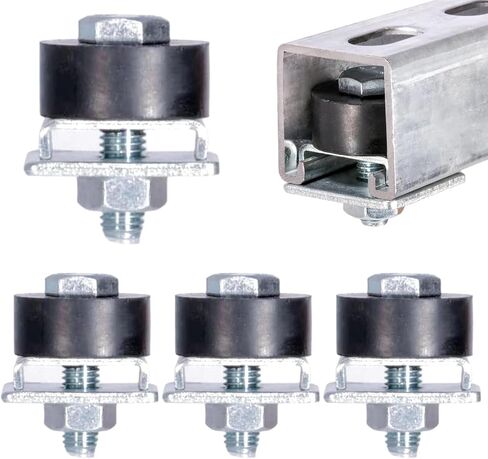 عجلات دوارة SKTREX تحد من وضع تجميع العربة لقناة Unistrut Strut بعرض 1-5/8 بوصة وجميع القنوات 1-5/8 بوصة أو حزمة قناة أطول مكونة من قطعتين in Kuwait
