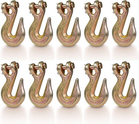 Towmavin 1/4 "Clevis Grab Hook (4 حزمة) دبوس Clevis تزوير سحب مقطورة شاحنة النقل هوك 3600 رطل حد تحميل العمل in Kuwait