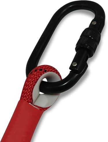 Brute Magnetics Magnet Fishing Rope | 100ft Extra Heavy Duty Rope with Carabiner| Thick .4" Double Braided Rope, Very Strong 5680 lbs| Multi Purpose Rope for Magnet Fishing | Red in Kuwait