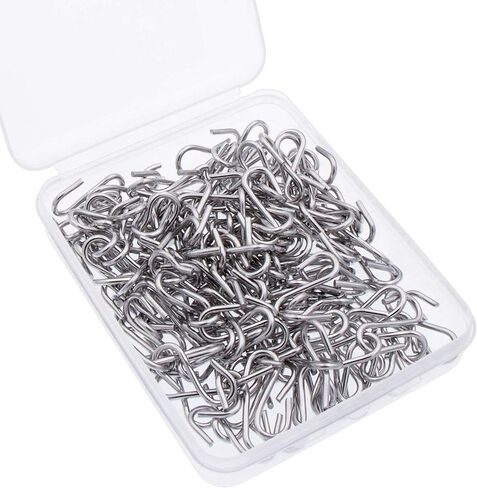 Waycreat Stainless Steel 1 Inch S Hooks Connectors S-shaped Hook, 80-pack in Saudi Arabia