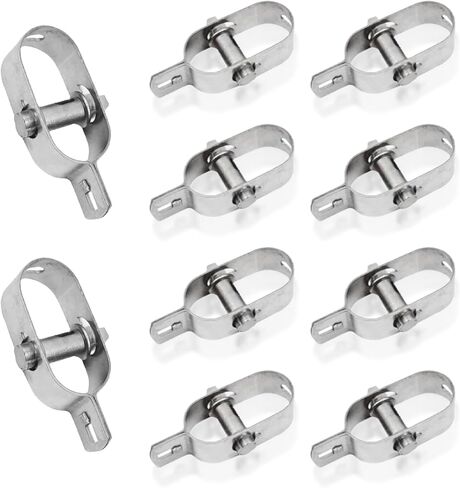 Iron Wire Tighteners, 10 PCS High Hardness Iron Steel Tighteners Wire Tensioner Metal Cable Turnbuckle Iron Wire Tensioner, Heavy Duty Wire Tensioner Tool for Tightening Steel Wire Cable (Silver) in Kuwait