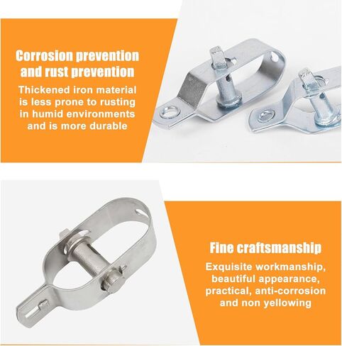 Iron Wire Tighteners, 10 PCS High Hardness Iron Steel Tighteners Wire Tensioner Metal Cable Turnbuckle Iron Wire Tensioner, Heavy Duty Wire Tensioner Tool for Tightening Steel Wire Cable (Silver) in Kuwait