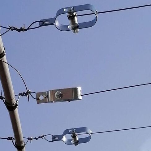 Iron Wire Tighteners, 10 PCS High Hardness Iron Steel Tighteners Wire Tensioner Metal Cable Turnbuckle Iron Wire Tensioner, Heavy Duty Wire Tensioner Tool for Tightening Steel Wire Cable (Silver) in Kuwait