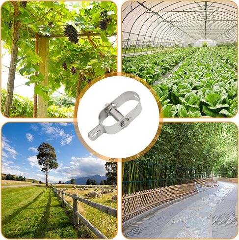 Iron Wire Tighteners, 10 PCS High Hardness Iron Steel Tighteners Wire Tensioner Metal Cable Turnbuckle Iron Wire Tensioner, Heavy Duty Wire Tensioner Tool for Tightening Steel Wire Cable (Silver) in Kuwait