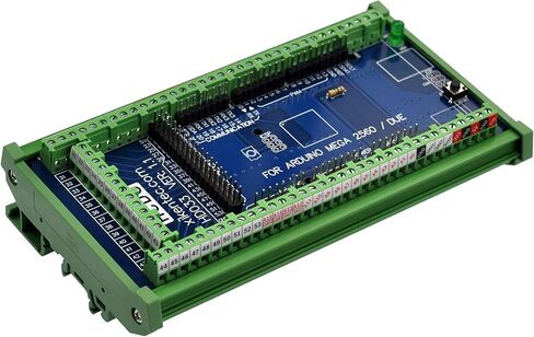 DIN Rail Mount Pinout Breakout Terminal Block Module for Arduino MEGA-2560 R3 / Due in Kuwait