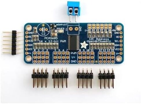 16-Channel 12-bit PWM Servo Driver with I2C Interface in Kuwait