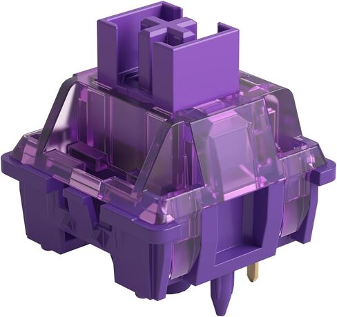 Akko V3 Fairy Linear Silent Keyboard Switch للوحة مفاتيح الألعاب الميكانيكية، 5-Pin 50gf مفاتيح هادئة مع هيكل MX قياسي (45 قطعة) in Kuwait