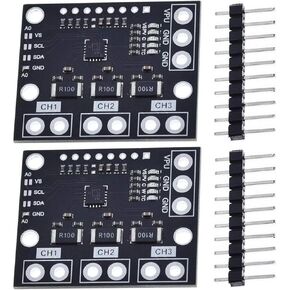 DKARDU 2PCS INA3221 Triple-Channel Shunt Current Voltage Monitor Sensor Low/High Side I2C Output Power Monitoring Control Module for INA219 Replacement in Kuwait