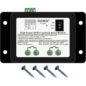 12V/24V DPST 80A/250VAC 50A/30VDC Latching Relay Module in Saudi Arabia