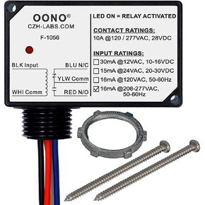 وحدة ترحيل الطاقة SPDT 10Amp، حاوية بلاستيكية وسلك مسبق (AC 208-277V) in Kuwait