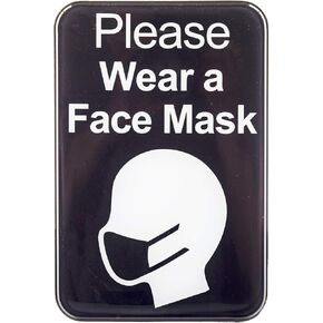 علامة حائط على شكل قناع للوجه من Tablecraft، مقاس 6x9 in Kuwait