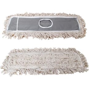 2 Pack of 24 Cotton Refills for Industrial Class Floor Dust mop Series Can be fit with Others