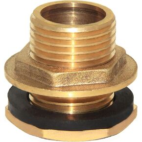 Joywayus 1/2 "أنثى 3/4" ذكر Soild النحاس خزان المياه موصل Theaded الحاجز المناسب مع 2 حلقة مطاطية استقرار in Saudi Arabia